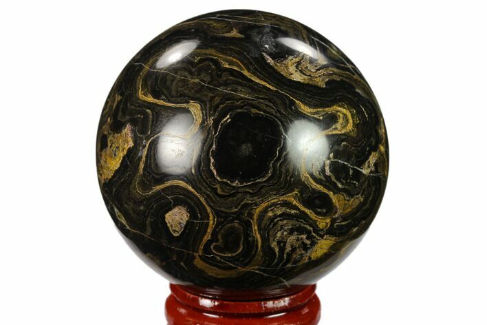 Polished Stromatolite (Greysonia) Sphere - Bolivia #134729